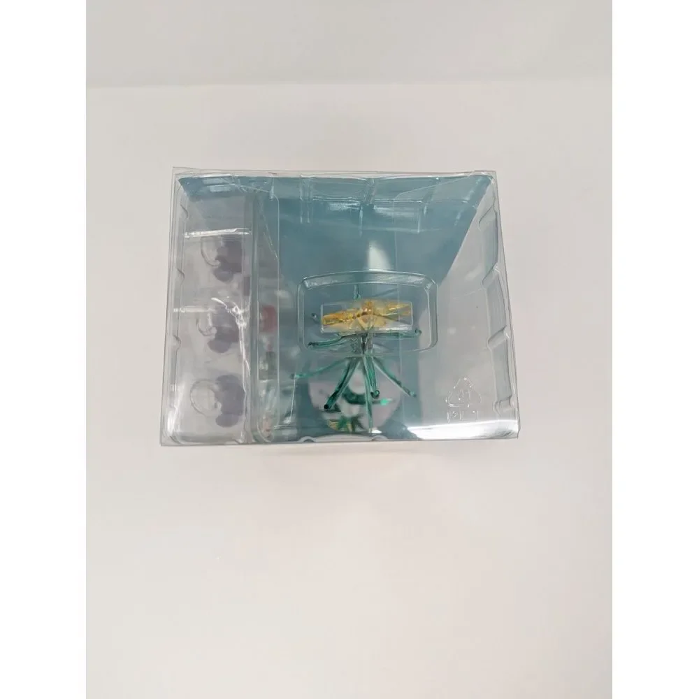 Disney Lilo Stitch Glass Table Top Christmas Tree 13pc Ornaments NEW IN BOX 2024